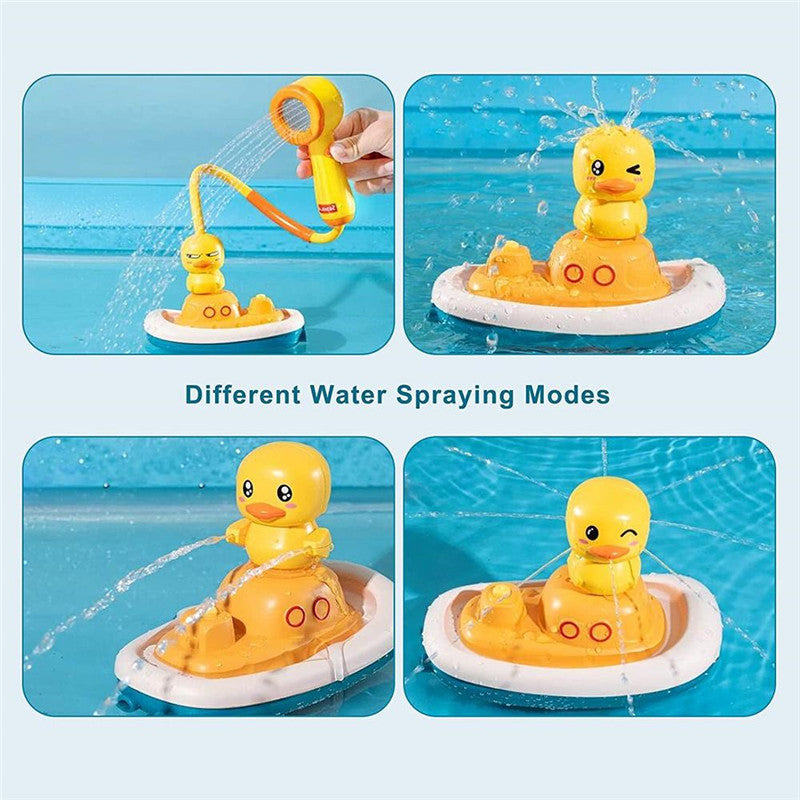 Fun Ducky Submarine Swimming with Baby
