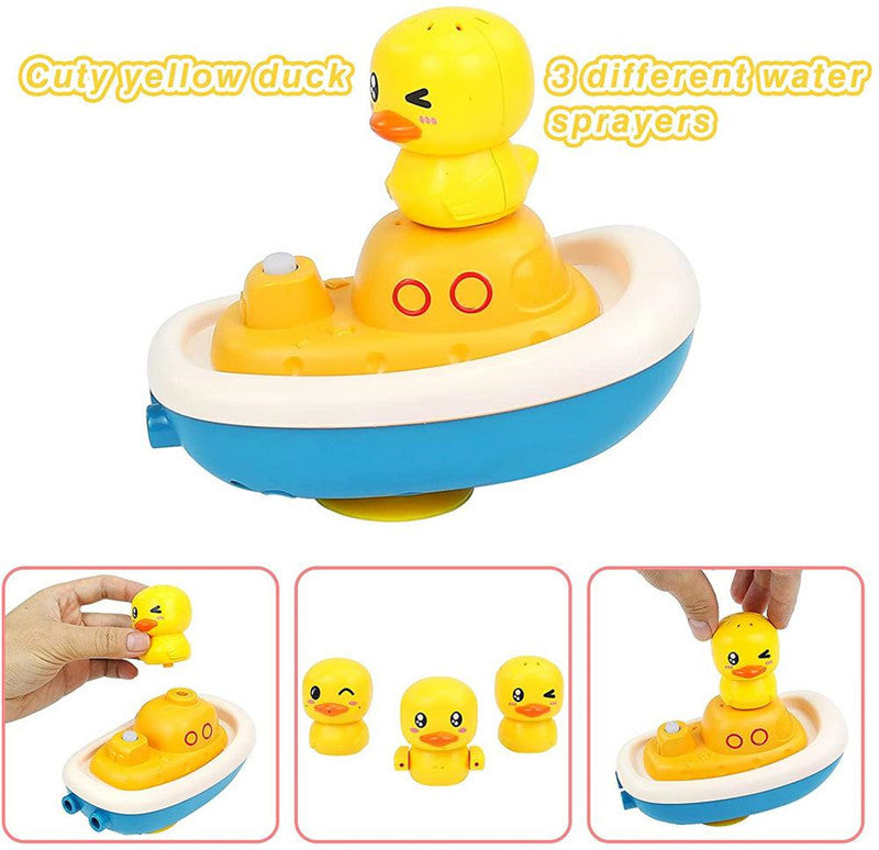 Fun Ducky Submarine Swimming with Baby