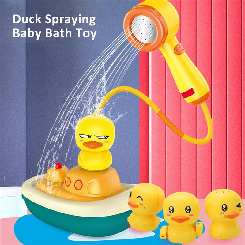 Fun Ducky Submarine Swimming with Baby