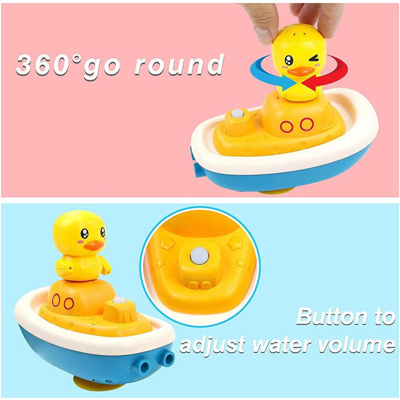Fun Ducky Submarine Swimming with Baby